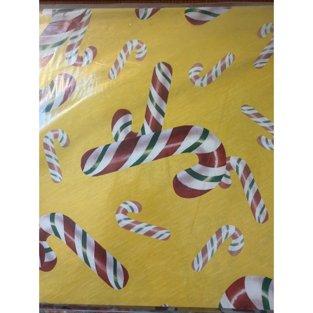 Vintage Christmas Wrapping Paper Flat Sheets 2 Packages Of 10 Sheets (20 Total)